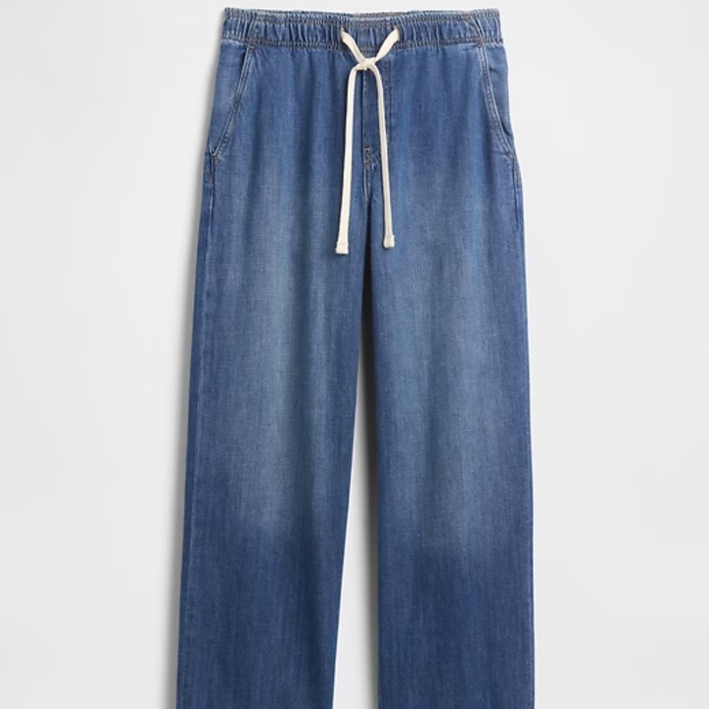 High Rise Easy Wide-Leg Jeans